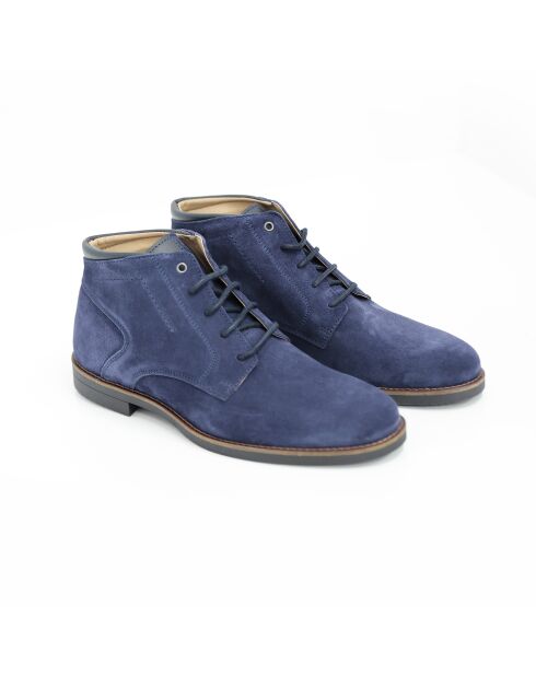 Boots en daim Samuk bleues