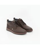 Botas Asedia de gamuza y piel marrones