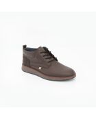 Botas Asedia de gamuza y piel marrones