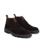Botas de gamuza Serupe marrón oscuro