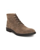 Beigefarbene Wildlederstiefel Simali