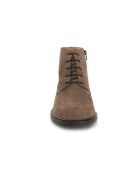 Beigefarbene Wildlederstiefel Simali