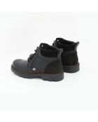 Chelsea-Stiefel Somal aus schwarzem Veloursleder