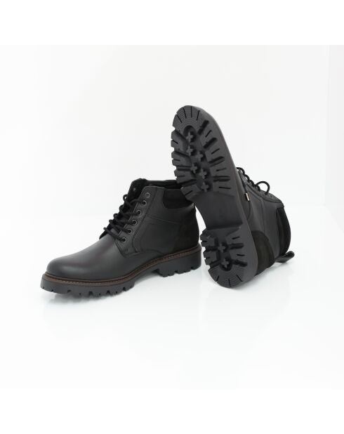 Chelsea-Stiefel Somal aus schwarzem Veloursleder