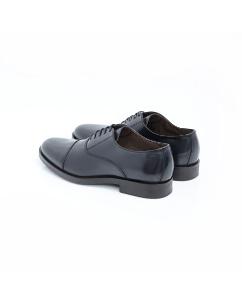 Oxford-Schuhe aus 100% Misane-Leder marineblau
