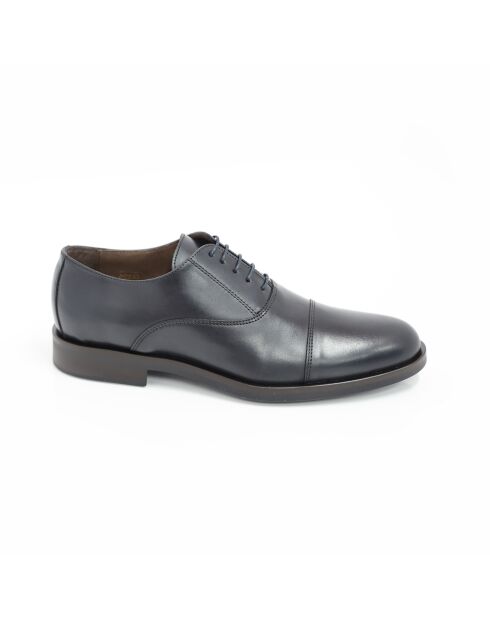 Oxford-Schuhe aus 100% Misane-Leder marineblau