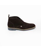 Botas Morlis de gamuza marrón oscuro
