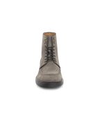 Stiefel Sensara aus taupefarbenem Veloursleder