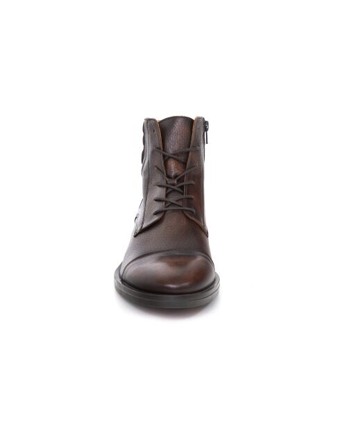 Stiefel aus 100% braunem Baruso-Leder