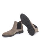 Seluri Chelsea-Stiefel aus Veloursleder in