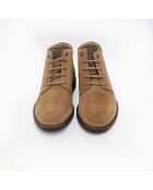 Botas Samuk de gamuza marrón claro
