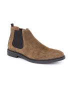 Hellbraune Chelsea-Stiefel aus Veloursleder von Samipor