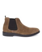 Hellbraune Chelsea-Stiefel aus Veloursleder von Samipor