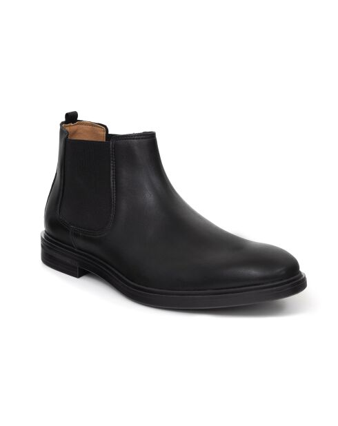 Zwarte Chelsea-laarzen van 100% Brato leer