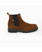 Braune Chelsea Boots aus Veloursleder von Sonip