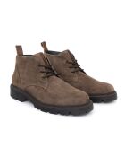 Boots en daim Serupe marron