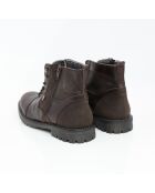 Botas Torvel de gamuza y piel marrones
