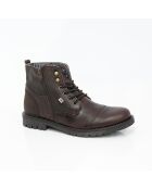 Botas Torvel de gamuza y piel marrones