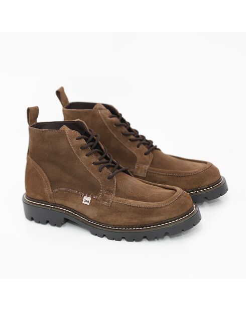 Braune Wildlederstiefel Lentor