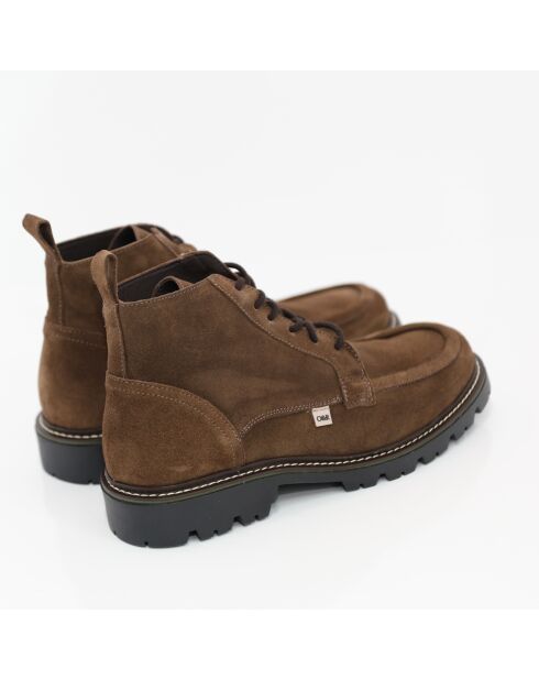 Braune Wildlederstiefel Lentor