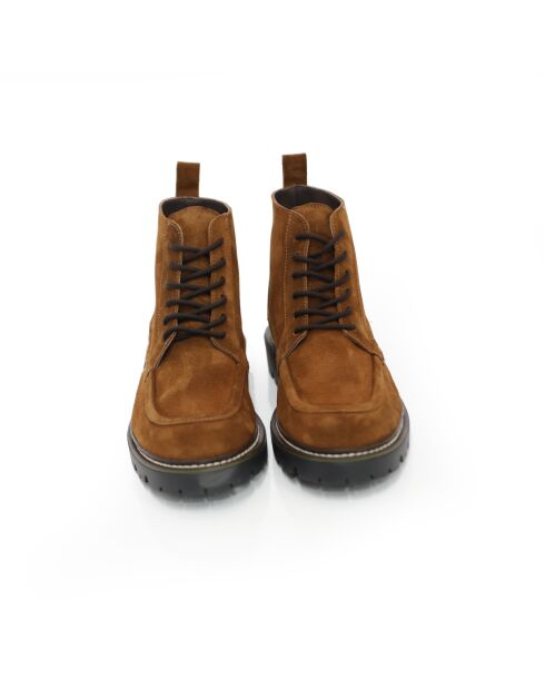 Braune Wildlederstiefel Lentor