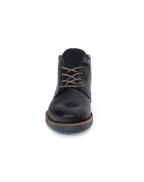 Boots 100 % cuir Pacamu bleues
