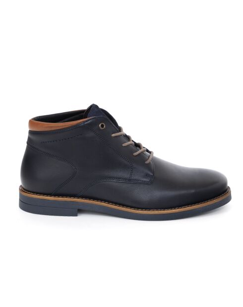 Pacamu blauwe laarzen van 100% leer