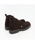 Botas Lentor de gamuza marrón oscuro