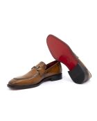 Loafer Lubile aus 100% Leder, camelfarben