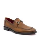 Loafer Lubile aus 100% Leder, camelfarben