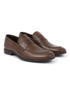 Braune Mokassins Miluden aus 100% Leder