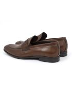 Braune Mokassins Miluden aus 100% Leder