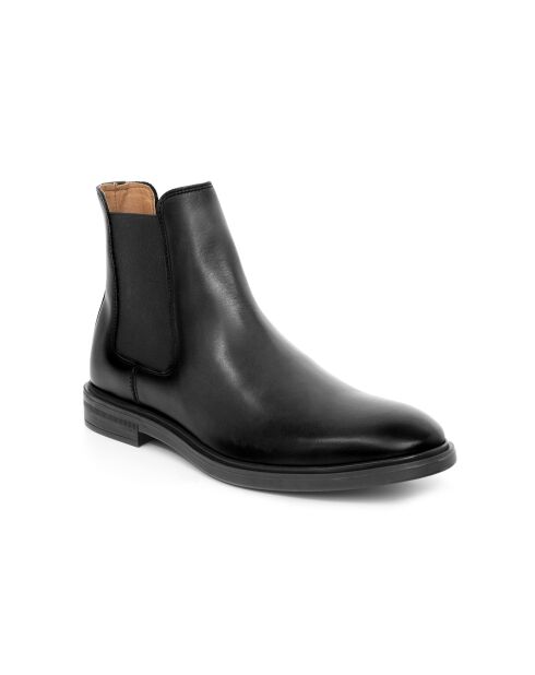 Schwarze Chelsea-Stiefel Baza aus 100% Leder