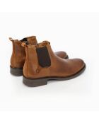 Chelsea-Stiefel aus 100% Mofor braunem Leder