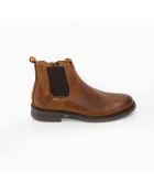 Chelsea-Stiefel aus 100% Mofor braunem Leder