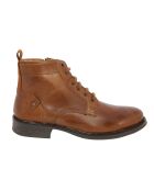 Hellbraune Lederstiefel aus 100% Trevol