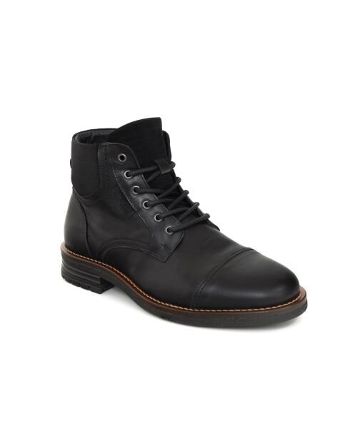 Boots 100 % cuir Prini noires