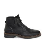 Boots 100 % cuir Prini noires