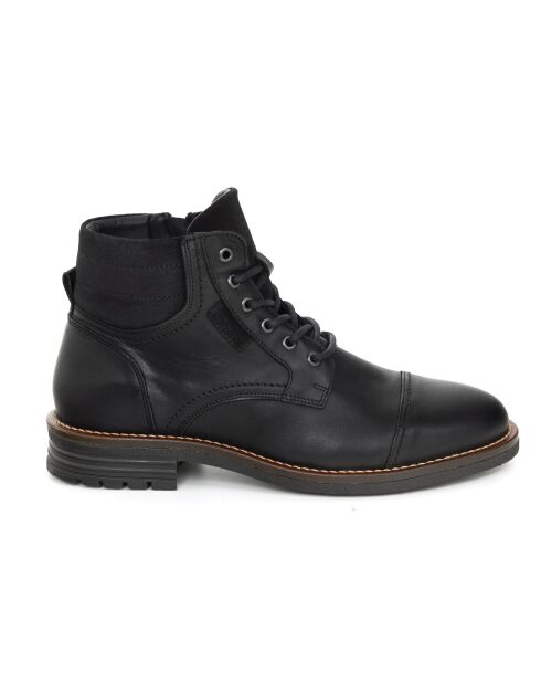 Boots 100 % cuir Prini noires