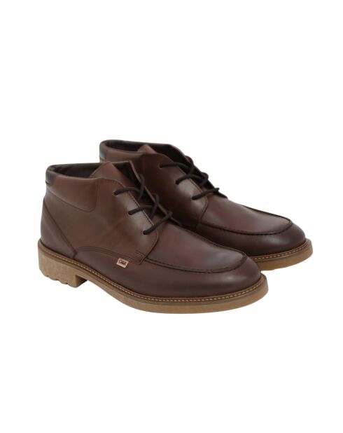 Virnal braune Stiefel aus 100% Leder