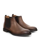 Chelsea-Stiefel aus 100% Bratoro-Leder hellbraun