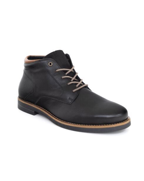 Boots 100 % cuir Pacamu noires