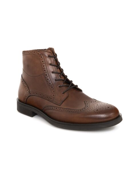 Botas de piel Banote 100% marrones