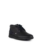 Boots en daim et en cuir Marven bleu marine