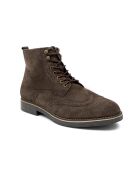 Braune Segoba Velourslederstiefel