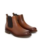 Chelsea-Stiefel aus 100% hellbraunem Cavoli-Leder
