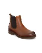 Chelsea-Stiefel aus 100% hellbraunem Cavoli-Leder