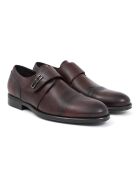 Monks 100% burgunderrotes Dasko-Leder