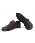 Monks 100% burgunderrotes Dasko-Leder
