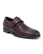 Monks 100% burgunderrotes Dasko-Leder